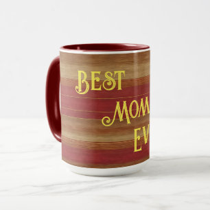 Luxury Linen Trendy Burgundy Gold Collection Mug