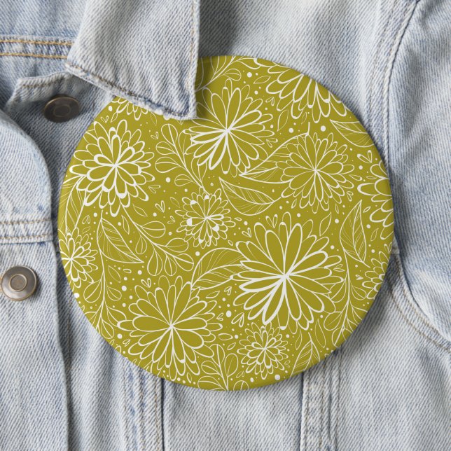 Luxury Mandala 29 6 Inch Round Button (In Situ)