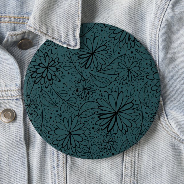 Luxury Mandala 30 6 Inch Round Button (In Situ)