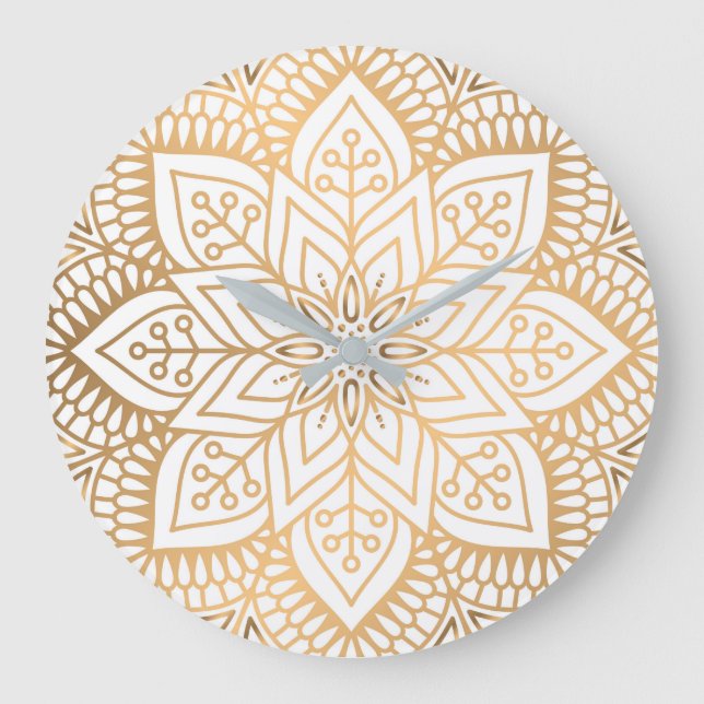 Luxury Mandala 31 Large Clock (Front)