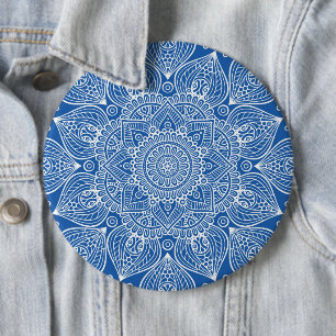Luxury Mandala 36 6 Inch Round Button