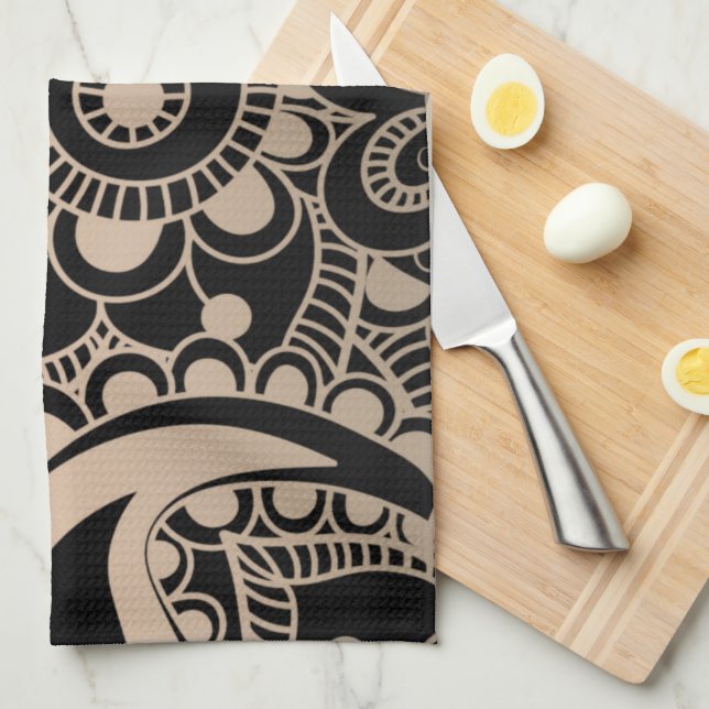 Luxury Mandala 42 Kitchen Towel (Quarter Fold)