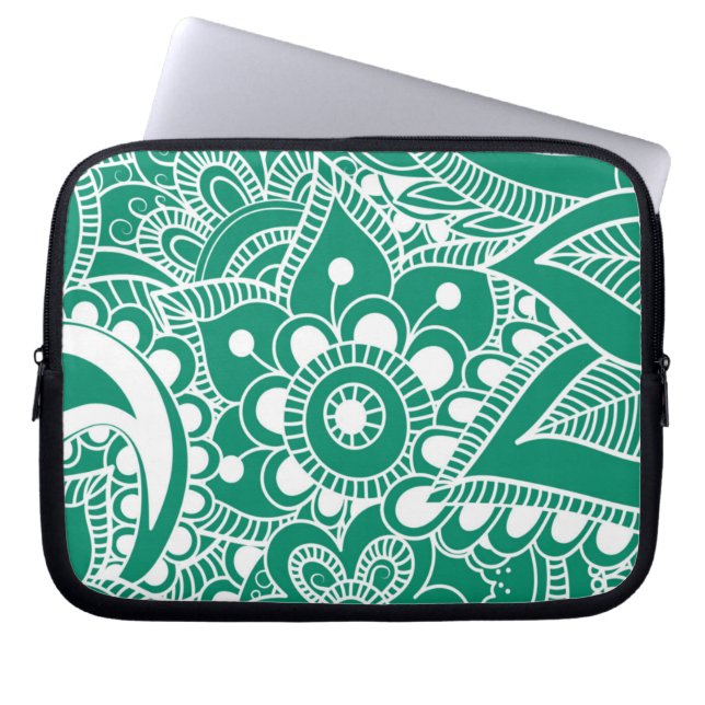 Luxury Mandala 48 Laptop Sleeve (Front)