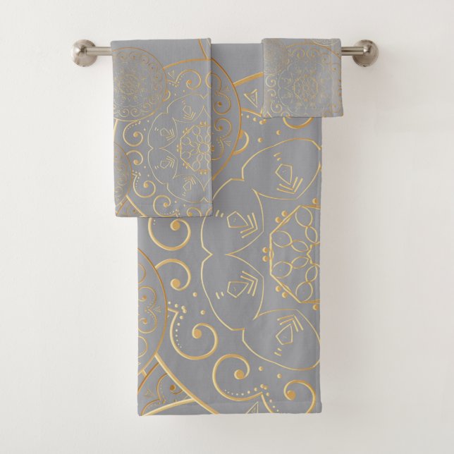 Luxury Mandala 49 Bath Towel Set (Insitu)