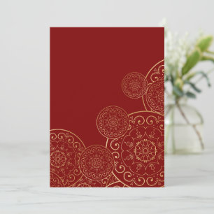 Luxury Mandala 50 Thank You Card