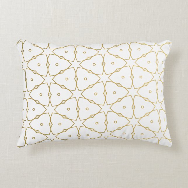 Luxury Mandala 52 Accent Pillow (Front)