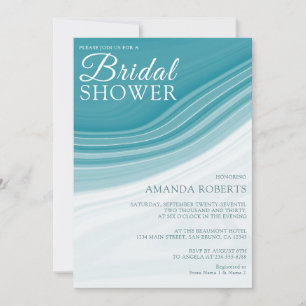 Luxury Marble Bridal Shower Invitation