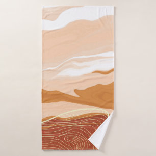 Luxury marble texture background design. Liquid ma Bath Towel
