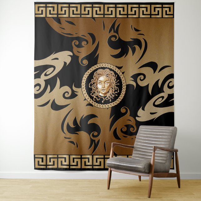Luxury MEDUSA Baroque Tapestry (In Situ)