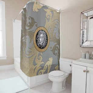 Luxury Medusa Shower Curtain