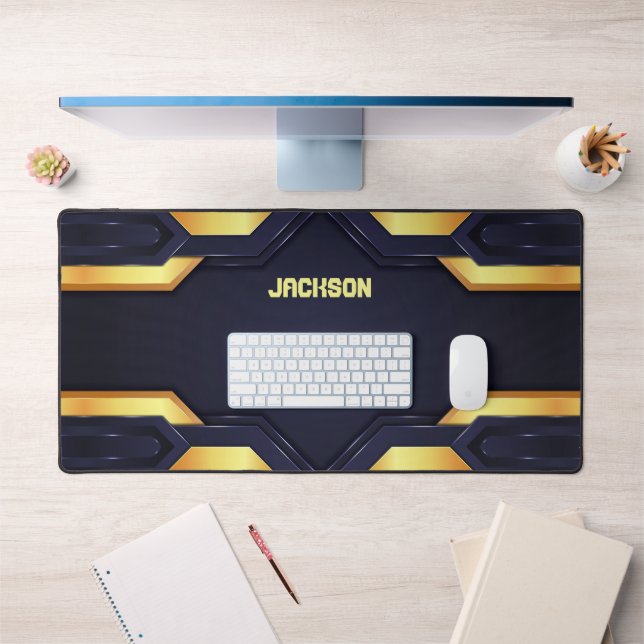 Luxury Metallic Background Desk Mat (Office 1)