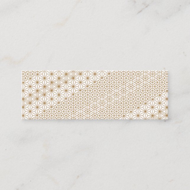 Luxury Mini Business Card (Front)