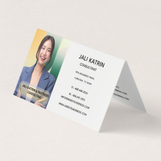 Luxury minimal modern professional photo business card