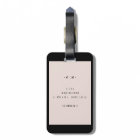 Luxury Minimal Monogram Blush Pink Chic Stylish