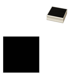 Luxury Minimalist Black Christmas Collection Rubber Stamp