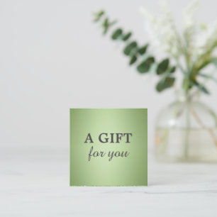 Luxury Mint Green Beauty Salon  Discount Card