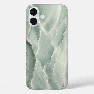 Luxury Mint Green Onyx Phone Case Elegant Luminous