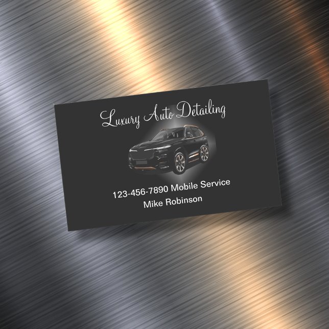 Luxury Mobile Detailing Business Card Magnet (Creator Uploaded)