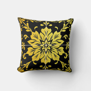 Luxury Modern Elegant Floral Collection Throw Pillow