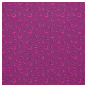 Luxury Modern Elegant Glitter Pink Heart Fabric