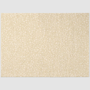 Luxury Modern Elegant Love Gold Heart Tissue Paper