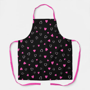 Luxury Modern Elegant Love Heart Apron