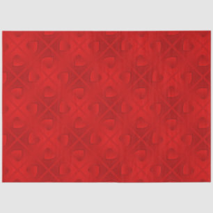 Luxury Modern Elegant Red Heart Tissue Paper
