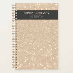 Luxury Modern Gold Glitter Elegant Planner