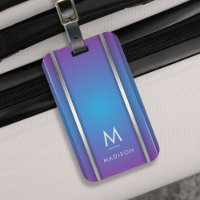 Luxury Modern Minimal Abstract Violet Blue