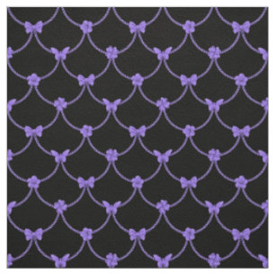 Luxury Modern Purple Natural Floral Butterfly Fabric