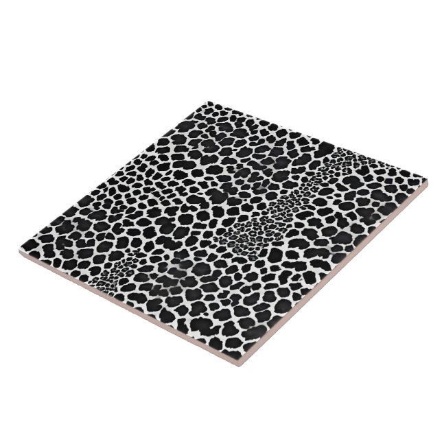 Luxury Modern White Leopard Elegant Collection Tile (Side)
