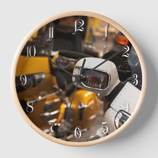 Luxury motorbikes clock (Front)