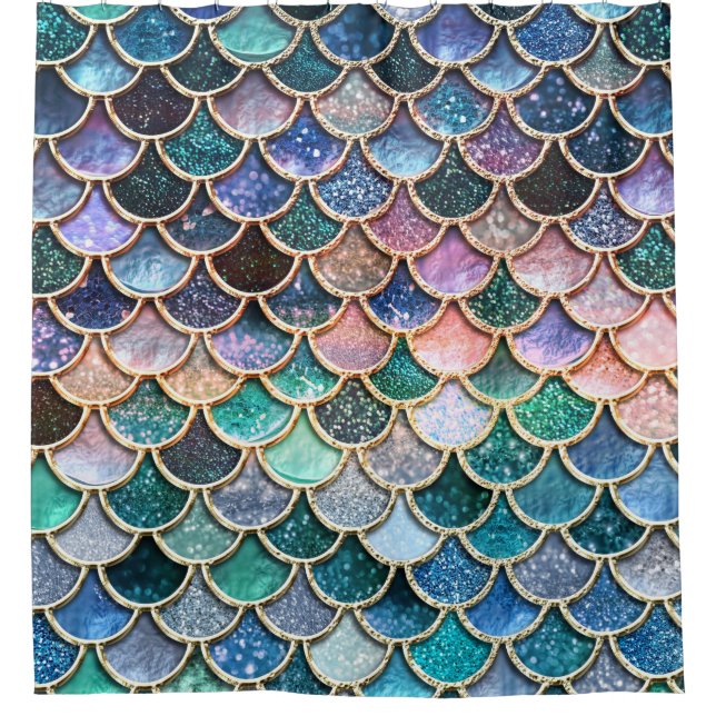 Luxury multicolor Glitter Mermaid Scales (Front)