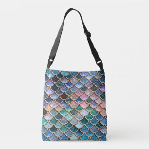 Luxury multicolor Glitter Mermaid Scales Crossbody Bag