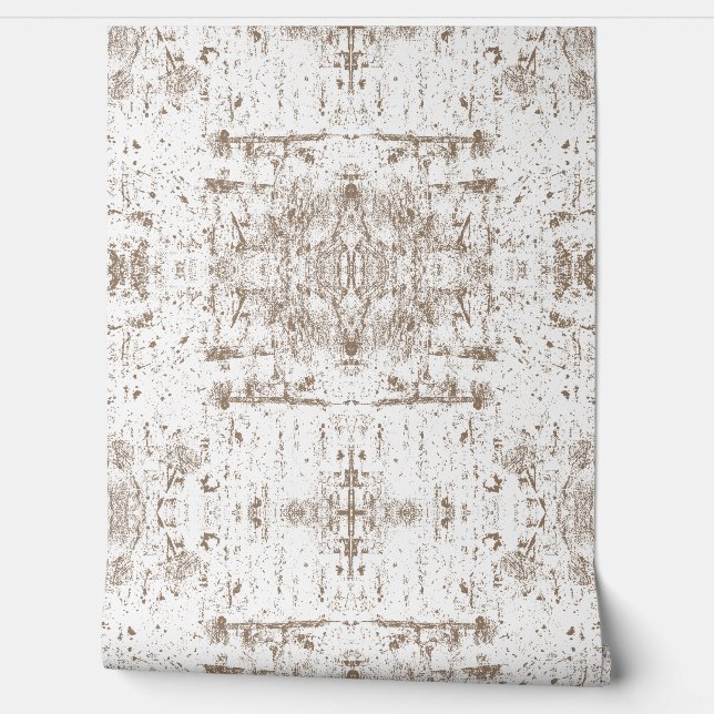 Luxury Neutral Abstract Grunge Seamless Pattern Wallpaper (Unrolling)