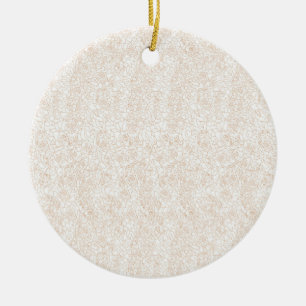Luxury Neutral Floral Ornament