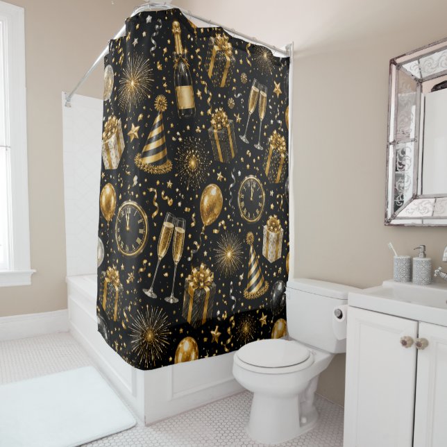 Luxury New Year Celebration Pattern (In Situ)