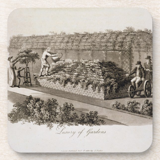 Luxury of Gardens, from 'Fragments on the Theory a Coaster (Front)