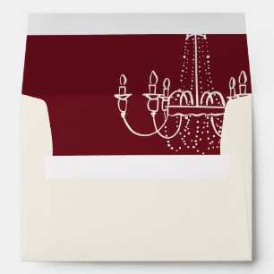 Luxury Old Money Initials Calligraphy Wedding Envelope