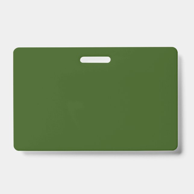 Luxury Olive Minimalist Event Badges (Front)