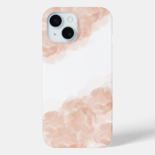 Luxury Orange Magic Rose Watercolor Abstract Art iPhone 15 Case