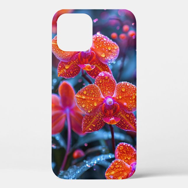 Luxury orchid floral nature inspired Case-Mate iPhone case (Back)