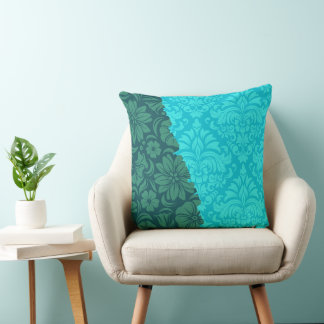 Luxury Ornamental Elements Throw Pillow