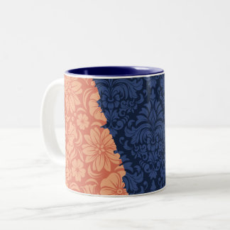 Luxury Ornamental Elements Two-Tone Coffee Mug