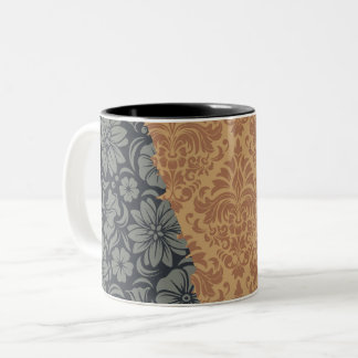 Luxury Ornamental Elements Two-Tone Coffee Mug