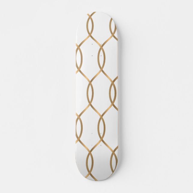 Luxury Ornaments 1 Skateboard (Front)