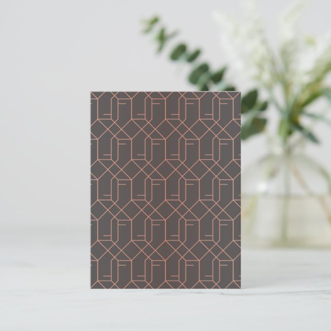 Luxury Ornaments 21 Postcard (Standing Front)