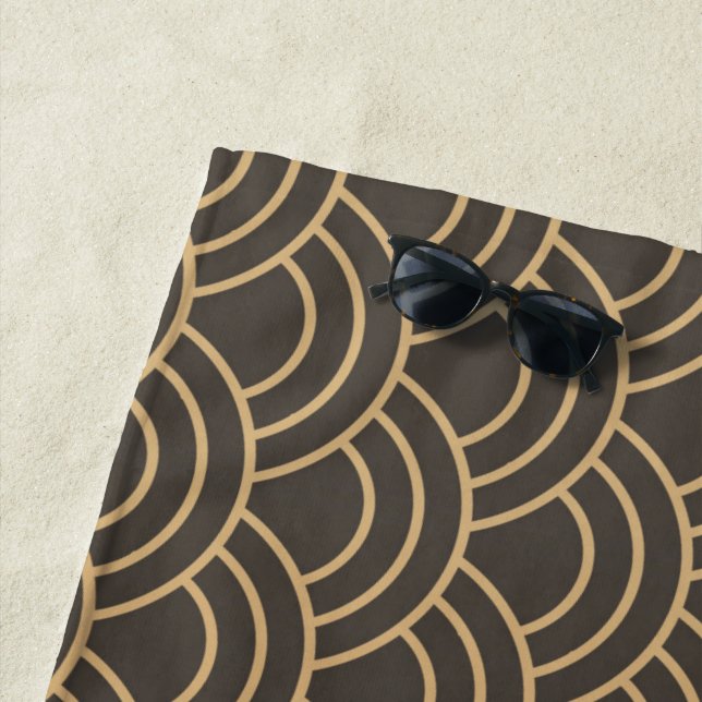 Luxury Ornaments 25 Beach Towel (In Situ)