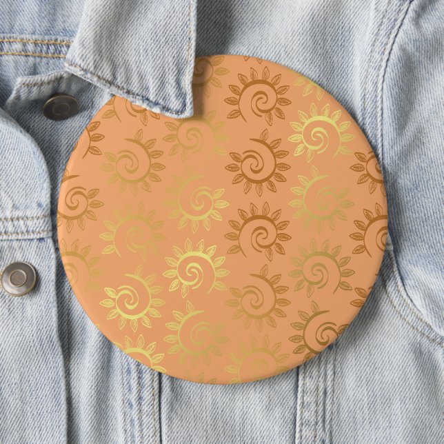 Luxury Ornaments 41 6 Inch Round Button (In Situ)