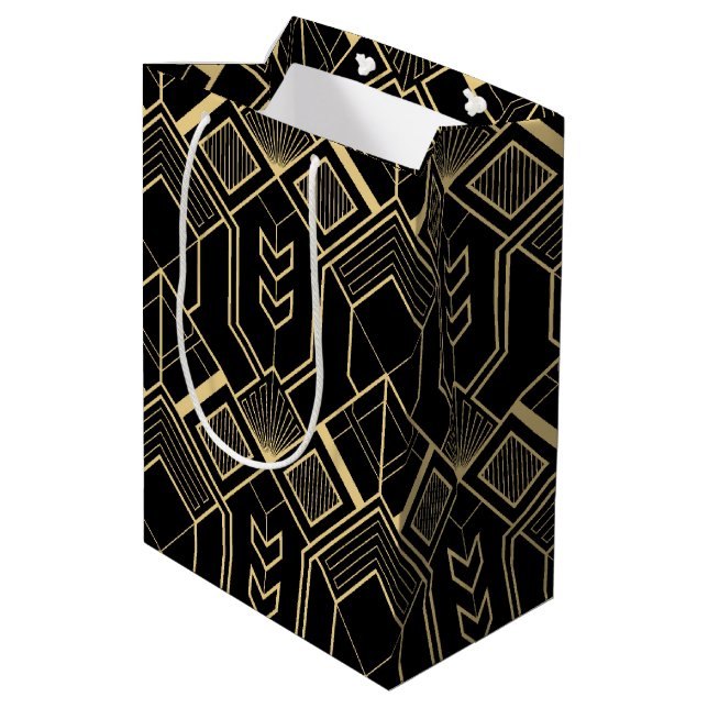 Luxury Ornaments 64 Medium Gift Bag (Back Angled)